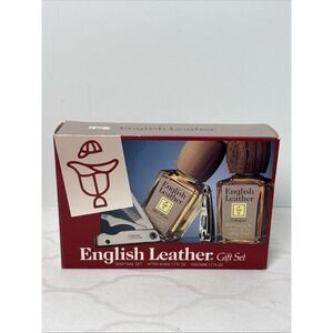 Vintage English Leather After Shave & Cologne Gift Set w/Clippers & Pocket Knife